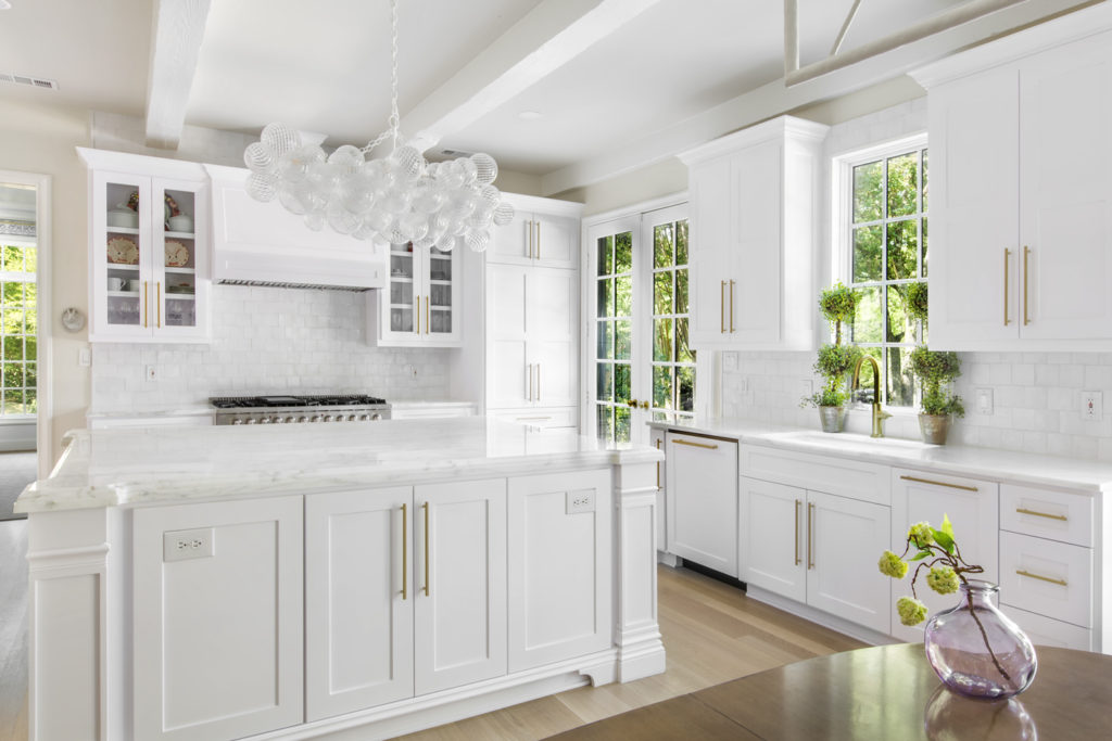 white luxury kitchen